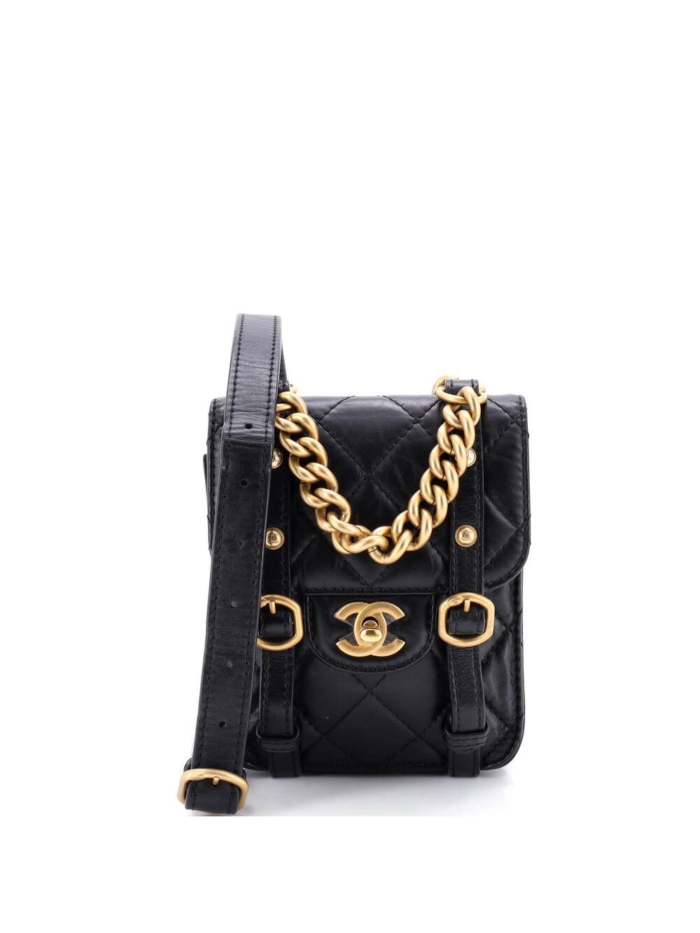 Chanel City School Flap Messenger Bag #205660C46B